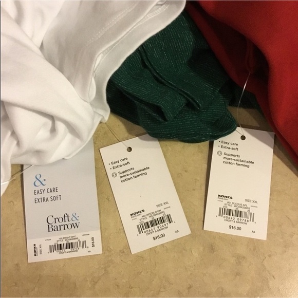 Croft & Barrow set of 3 long sleeve turtlenecks Womans size XXL NWT - Picture 7 of 12